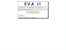 Tablet Screenshot of eva2.bankers-assurance.com